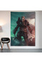Cyberpunk 2077 Wall Covering Wall Tapestry First Quality Satin Fabric Poster