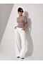Boat Neck Off-Shoulder Draped Bat Sleeve T-Shirt\Blouse\Top - 2