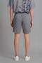 100% Cotton Relax Fit Elastic Tie Waist Blue Bermuda Shorts I3021Ax26Hs - 3
