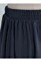 Yağmurnur Gathered Collar Lace-Up Skirt Suit-Ek625 Black - 5