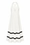Brand Msm - Black Striped Dress with Back Detail
