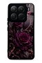 Xiaomi 15Pro Moonlit Burgundy Rose Design Glossy Phone Case