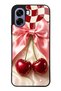 Oppo A6T Glossy Phone Case with Cherry Picnic Bow Design