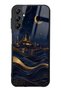 Samsung A14 Golden Crescent Bosphorus Design Glossy Phone Case