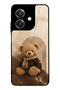 Oppo A3 Cozy Teddy Design Glossy Phone Case