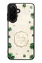 Samsung A26 Ivory Glossy Phone Case with Lucky Clover Design
