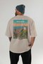 Bogota Colombia Beige Oversize Country City Back Printed Unisex T-Shirt 100% Cotton Premium - 4