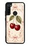 Xiaomi Redmi Note 8 Glossy Phone Case with Vintage Cherry Blossom Design