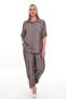 Luna Textured Shirt and Pants Double Set