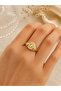 Women's Gold Sun Model Ring - 2