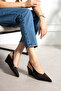 Wedge Women's Pointed Toe Wedge Heeled Shoes Stylish Elegant Open Back Ankle Strap Casual Shoes - 5