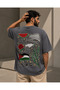 Palestine Oversize Unisex T-Shirt – from the River to the Sea Graphic Printed Streetwear Design - 3