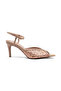 Rsd 17435 Metal Toe Detail Sequined Adjustable Heels