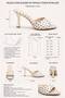 Brown Polka Dot Women's Heeled Slippers 9 cm Satin Thin Heel Stylish Event Shoes - 6