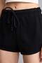 Cotton Waffle Textured Elastic Tied Waist Short Shorts I0706Ax26Au - 4