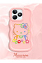 Realme C53 Compatible Case Camera Protector Pink Silicone Couple Phone Case Kitty Pattern - 2