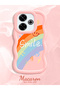 Redmi 13X Compatible Case Camera Protector Pink Silicone Couple Phone Case Rainbow Pattern - 2