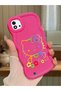 Realme C20 Compatible Case Camera Protector Red Silicone Couple Phone Case Kitty Pattern