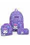 Licensed 3-Piece School Bag Set Backpack Lunch Bag Pen Holder Girls' School Set