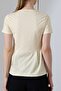Women's Sandy Crew Neck Short Sleeve Peplum Blouse - 8