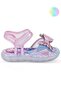 Glittery Mermaid Sandals Size 22-26 - Powder