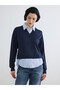 Peak New Season Shirt Collar Women's Knitwear Sweater