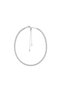 Steel Zircon Waterway Elevator Choker Necklace