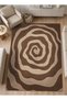 Sdt Traditional Patterned Modern Woven Base Decorative Carpet Sdtamor2713 - 2