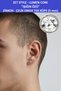 Zet Style Lumen Core - the Essence of Light - Shiny Zircon Stone Stainless Steel Single Men's Earring - 3