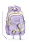 Imported Luxury Quality Accessory Bag 26908 for Primary and Secondary School Students, Imported Bag with Wallet and Detailed Accessories Li̇la - 2