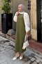 Gabardine Tesettür Jile Khaki - 2