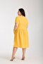 Udenya Plus Size Dress with Pockets |   100% Cotton Double Layer Muslin Fabric - 4