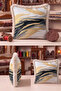 Abstract Marble Colorful Fringed Pillowcase - Artistic Bohemian Gray Gold Mink Tassel Throw Pillow Cover - 4