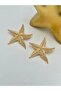 Starfish Brass Plated Earrings - 2