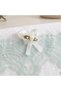 Mint Green Lace and Floral Bow Detailed Cotton Towel 2 Pcs - 2