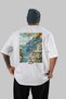 Amalfi Italy 2 White Oversize Country City Back Printed Unisex T-Shirt 100% Cotton Premium - 2