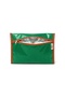 Thermal Insulated Waterproof Pilsa Beach Clutch - Green (Orange Detail)
