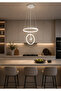 ثريا إليت تصميم عصري 3 إضاءات امكانية تعديل الطول | 65w - 2