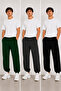 3-Piece Men's Rubberized Trackpants