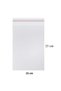 1000 Pieces 15X20+5 cm Transparent Adhesive Gelatin Pouches Dowry Bags - 2