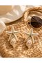 Starfish Seashell Figured Earrings Turquoise, White and Powder Pink Color Options the Most Elegant Touch of Summer - 7