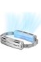Wearable Waist Fan, 3 Air Speeds Adjustable Rechargeable Belt Fan, Portable Handsfree Waist Blower Fan for Camping Outdoor Sports, Large Area Cooling Perspiration (Silver Gray)