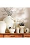 Liadean Terracotta Pillar Candle Holder 15x15x15cm - Off white - 3