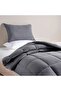 Down Alternative 2-piece Reversible Comforter Set 150x220cm - Grey
