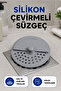 Silicone Twist Sink Drain Strainer 10 Cm, Hair and Waste Catcher with Rotating Cap (1 Piece)