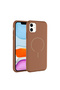 iPhone 11 Case Magsafe Supported Soft Silicone with Camera Protection Gzst - 6