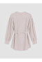 Lcw Modest Beige Belted Textured Women's Tunic - 7