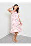 Pink Cherry Gingham Sleeveless Nightdress