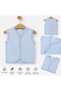 H&C Cotton Baby Dinner Sleeveless Inner Vest with Snap Fasteners - 3