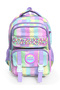 Pastel Color Striped Five Compartment 3-Piece School Bag Set 04598 - 2